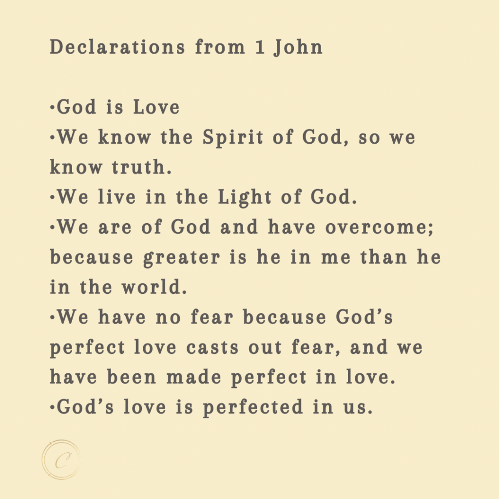 Have you felt God’s love cast out fear?