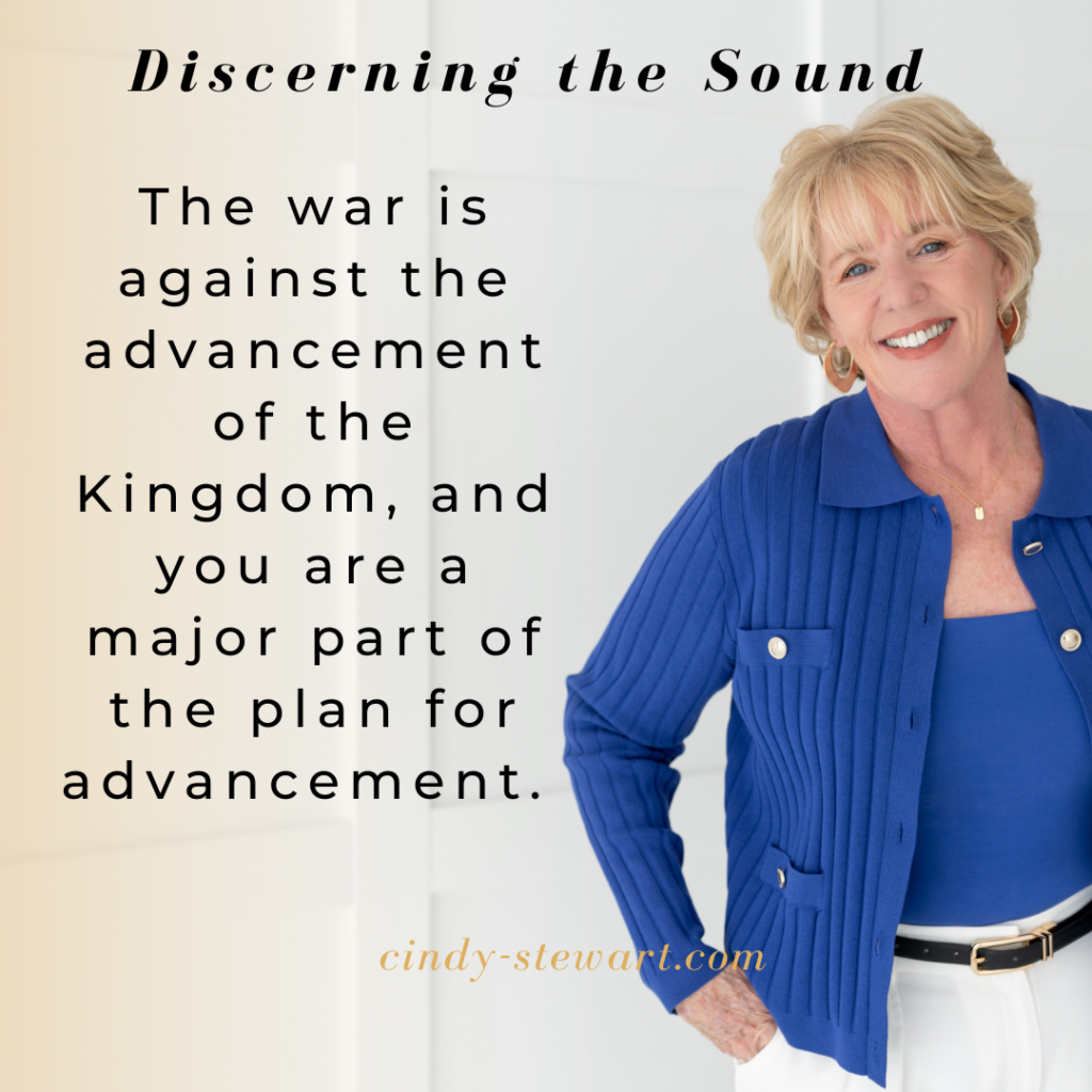 The war is against the advancement of the Kingdom, and you are a major part of the plan for advancement. 