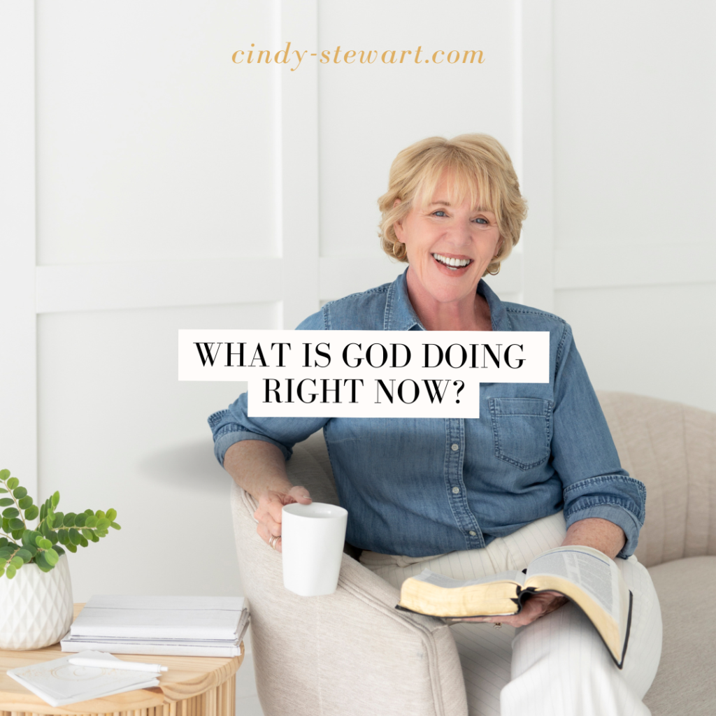What is God doing right now?