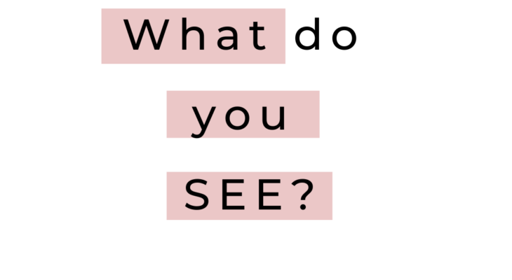 What Do You See?