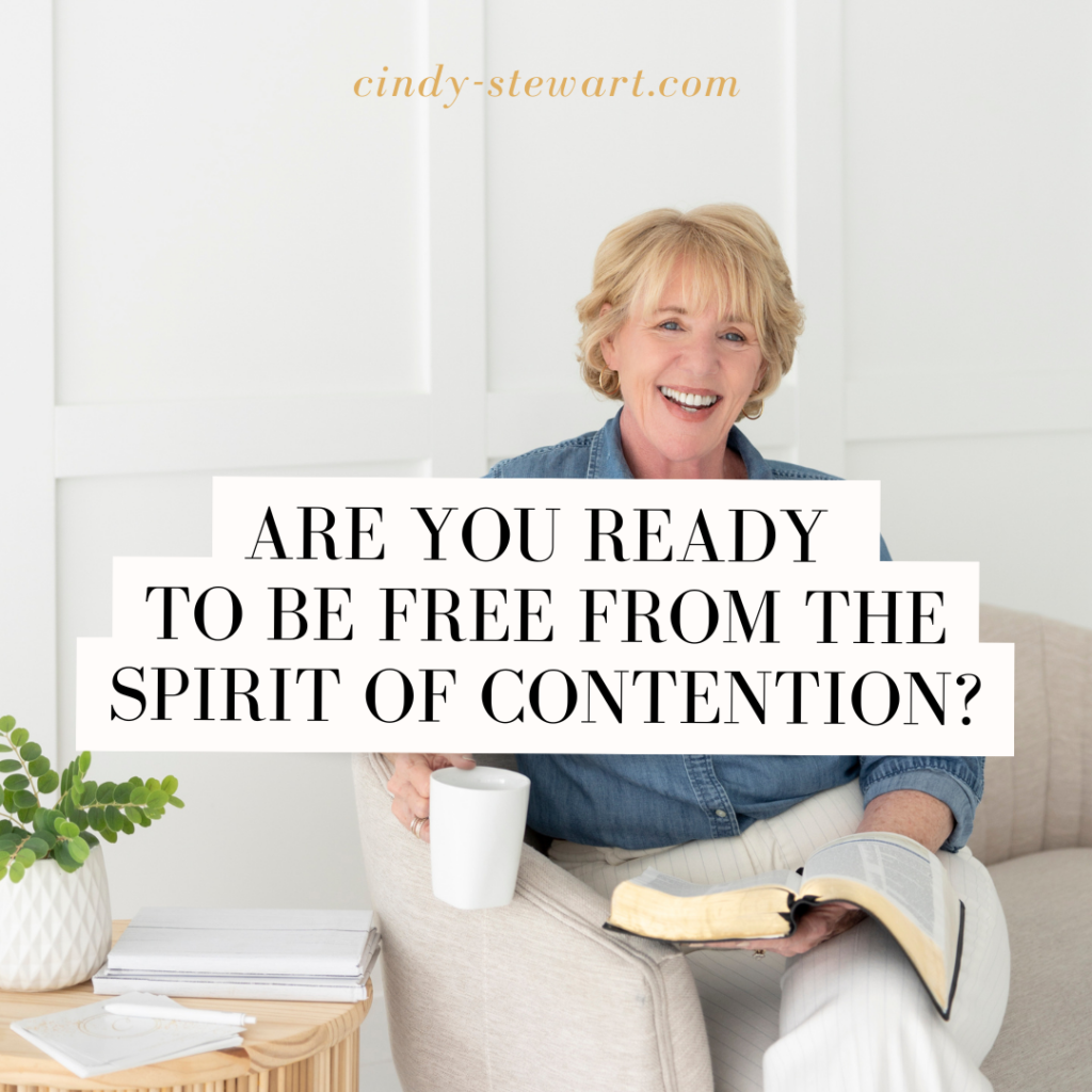 Are you ready to be free from the spirit of contention?