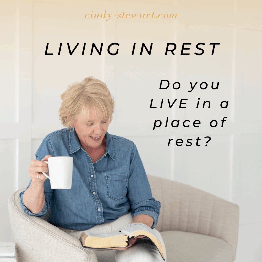 Do you LIVE in a place of rest?