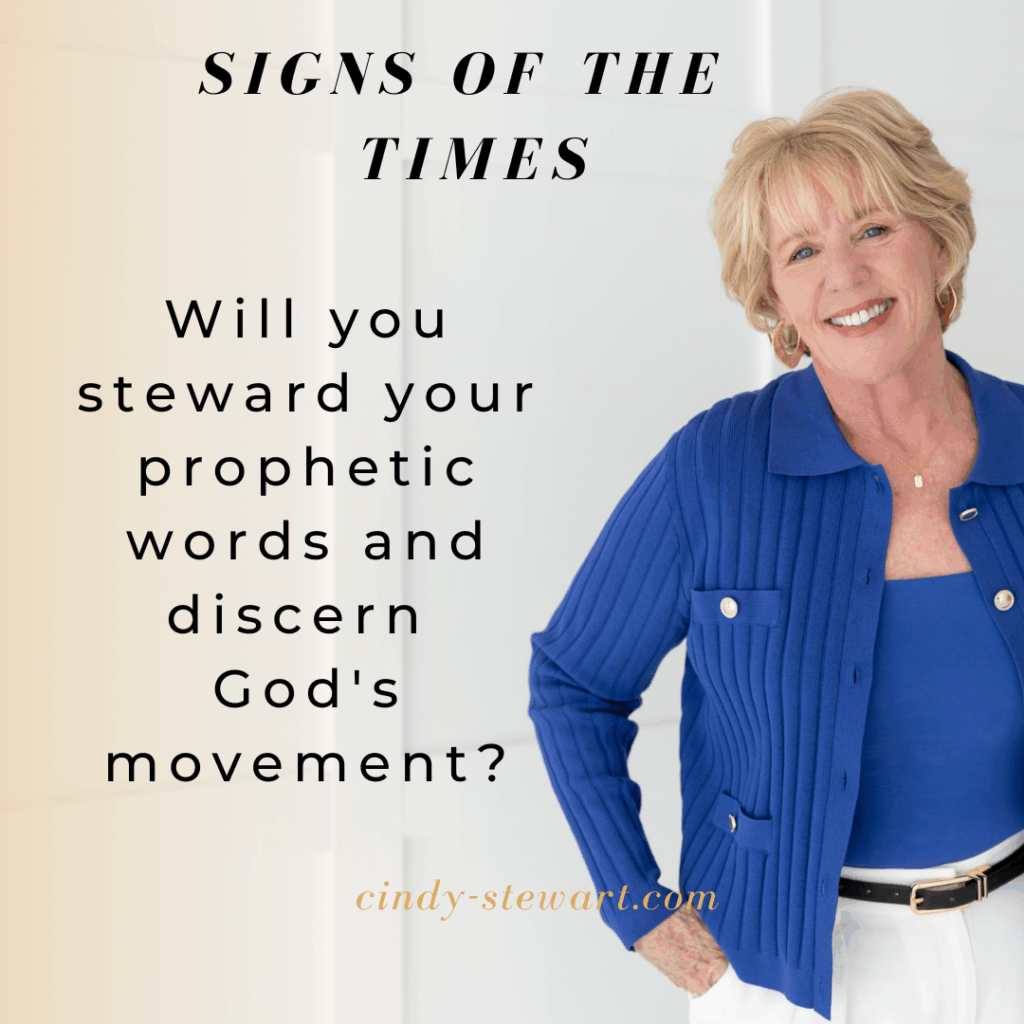 Will you steward your prophetic words and discern God's movement?